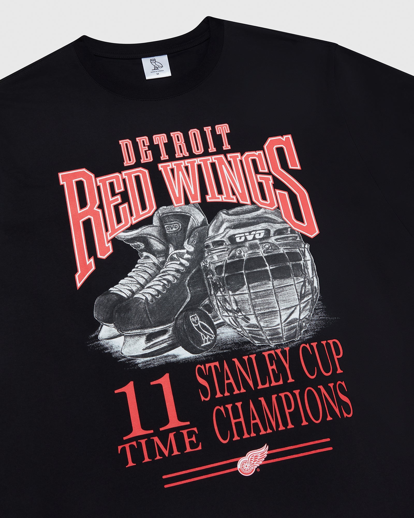 Detroit Red Wings T-Shirt - Black IMAGE #3