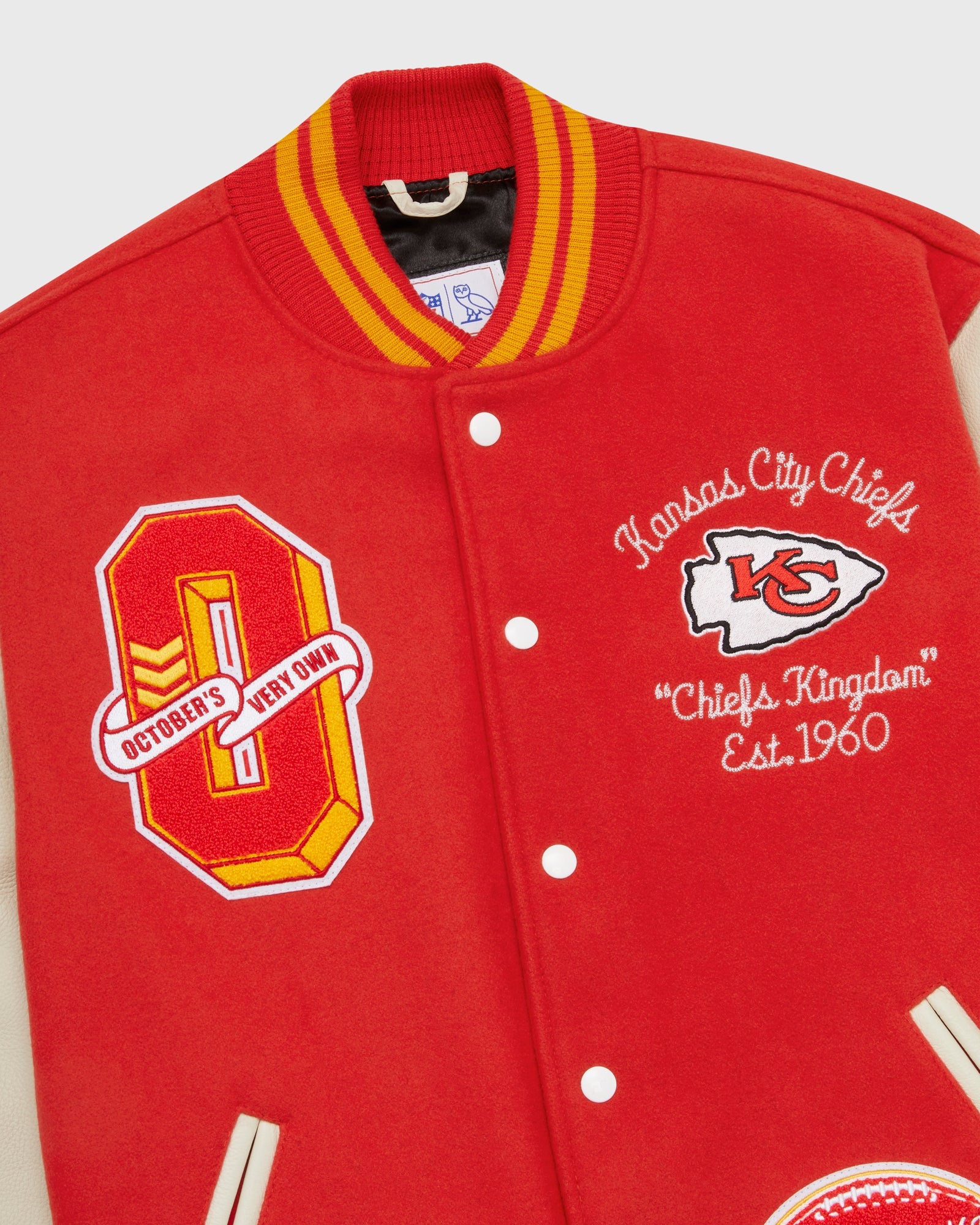 NFL Kansas City Chiefs Varsity Jacket - Red IMAGE #6