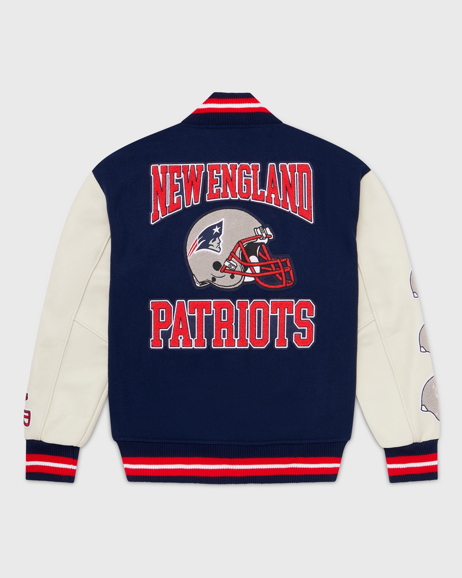 NFL New England Patriots Varsity Jacket - Blue IMAGE #4