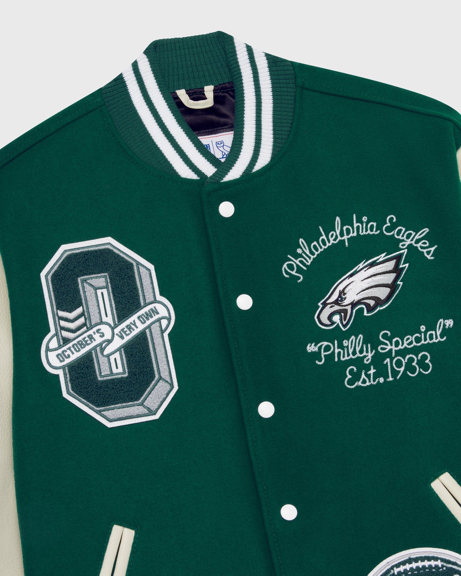 NFL Philadelphia Eagles Varsity Jacket - Green IMAGE #6