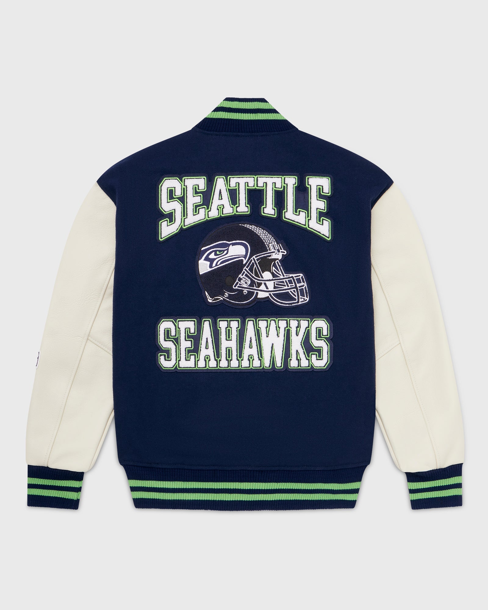 NFL Seattle Seahawks Varsity Jacket - Blue IMAGE #4