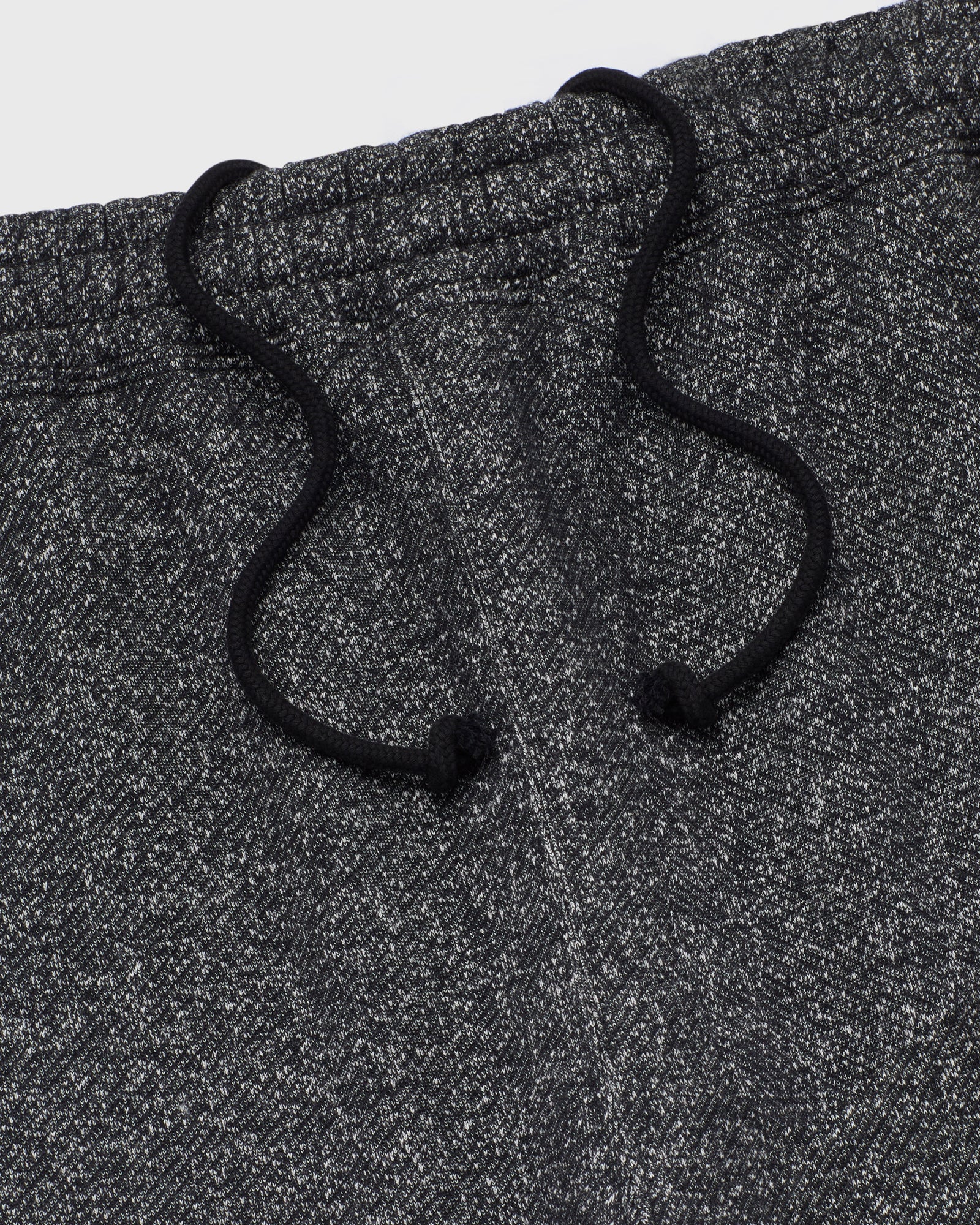 Speckle Fleece Open Hem Sweatpant - Black IMAGE #4