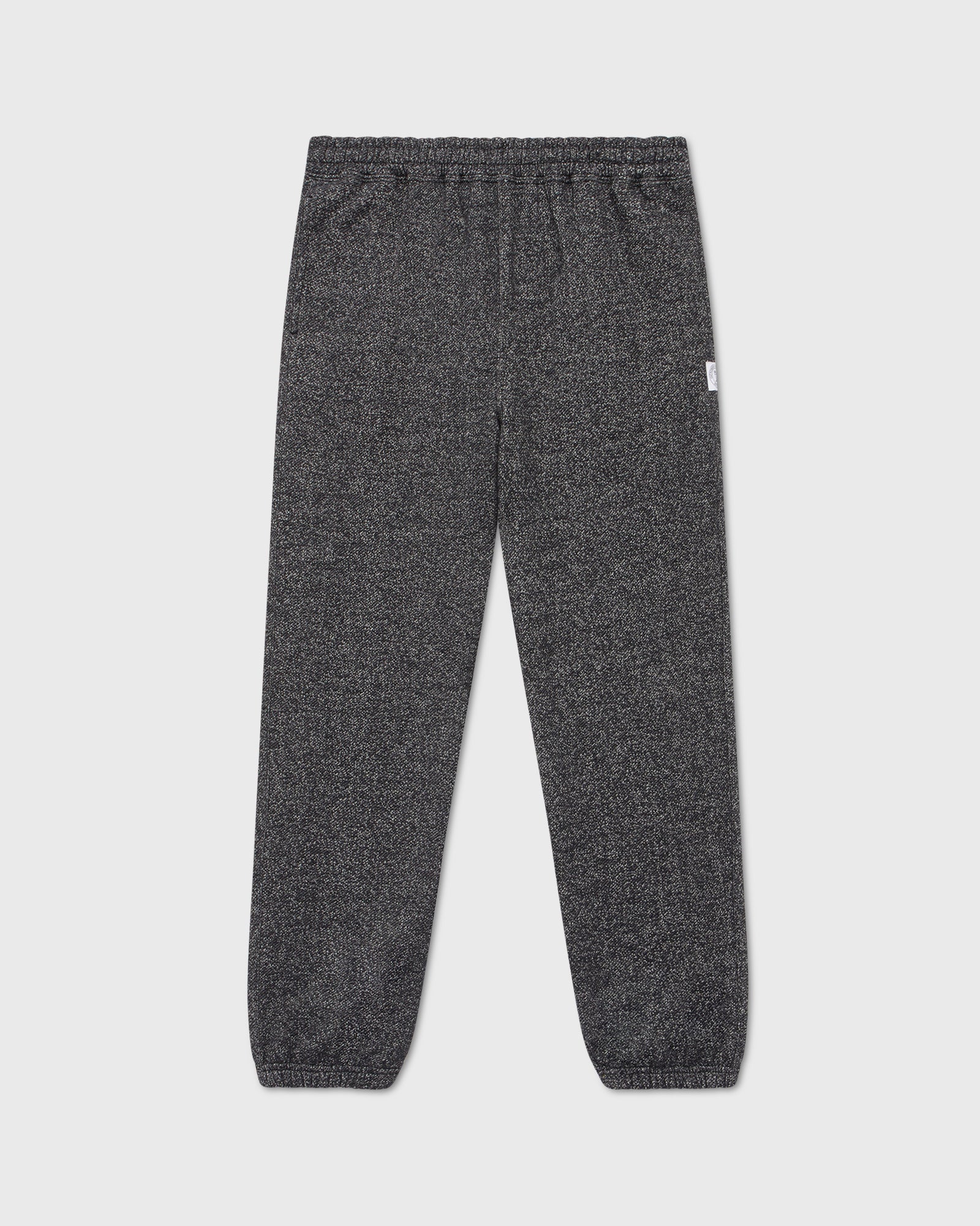 Speckle Fleece Relaxed Fit Sweatpant - Black IMAGE #1
