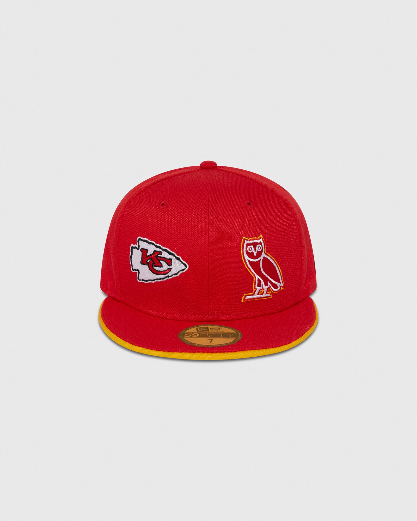 NFL Kansas City Chiefs New Era 59Fifty Fitted Cap - Red IMAGE #1