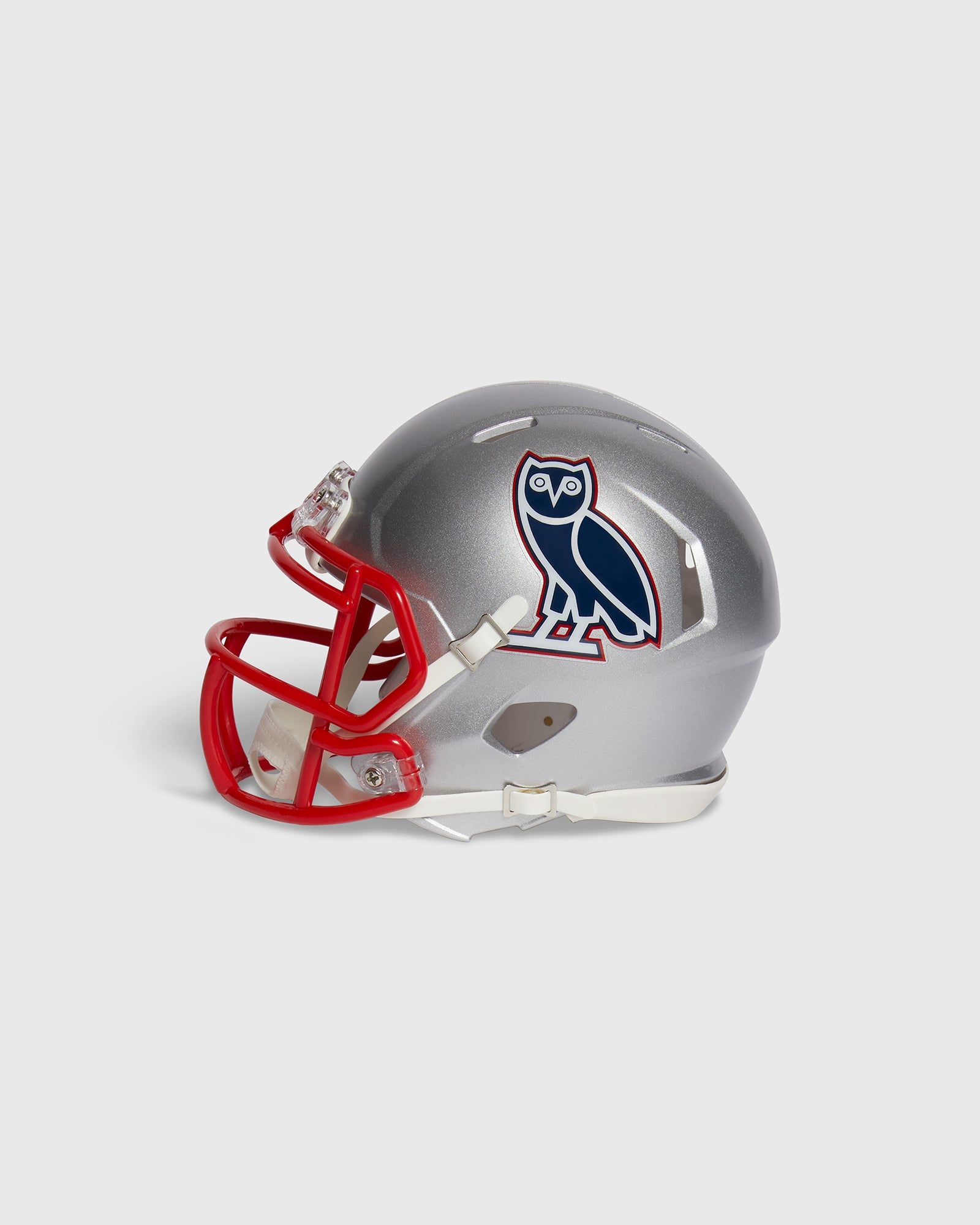 NFL New England Patriots Riddell Mini Helmet - Grey IMAGE #5
