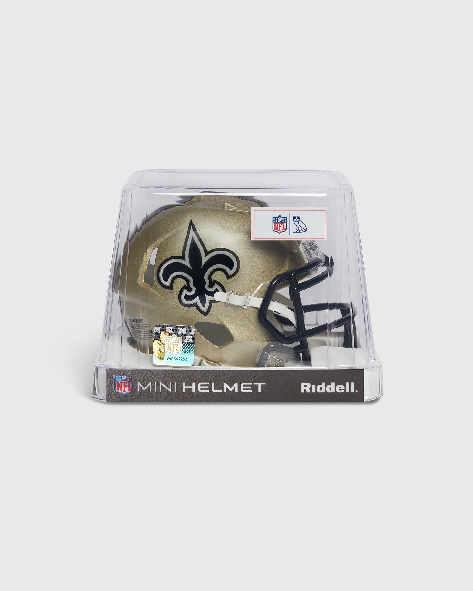 NFL New Orleans Saints Riddell Mini Helmet - Gold IMAGE #1