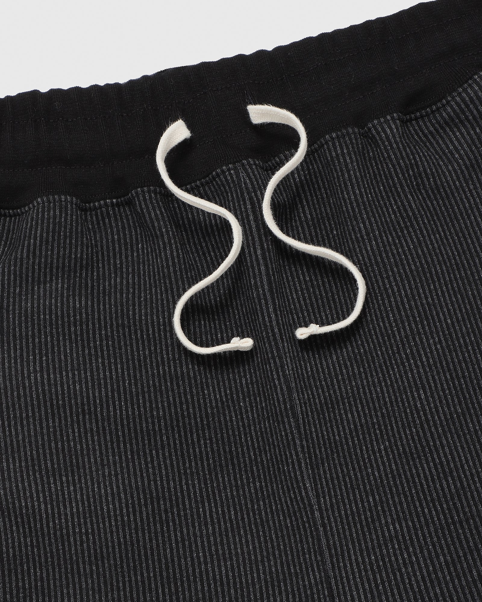 Seersucker Fleece Relaxed Fit Sweatpant - Black/Charcoal IMAGE #5