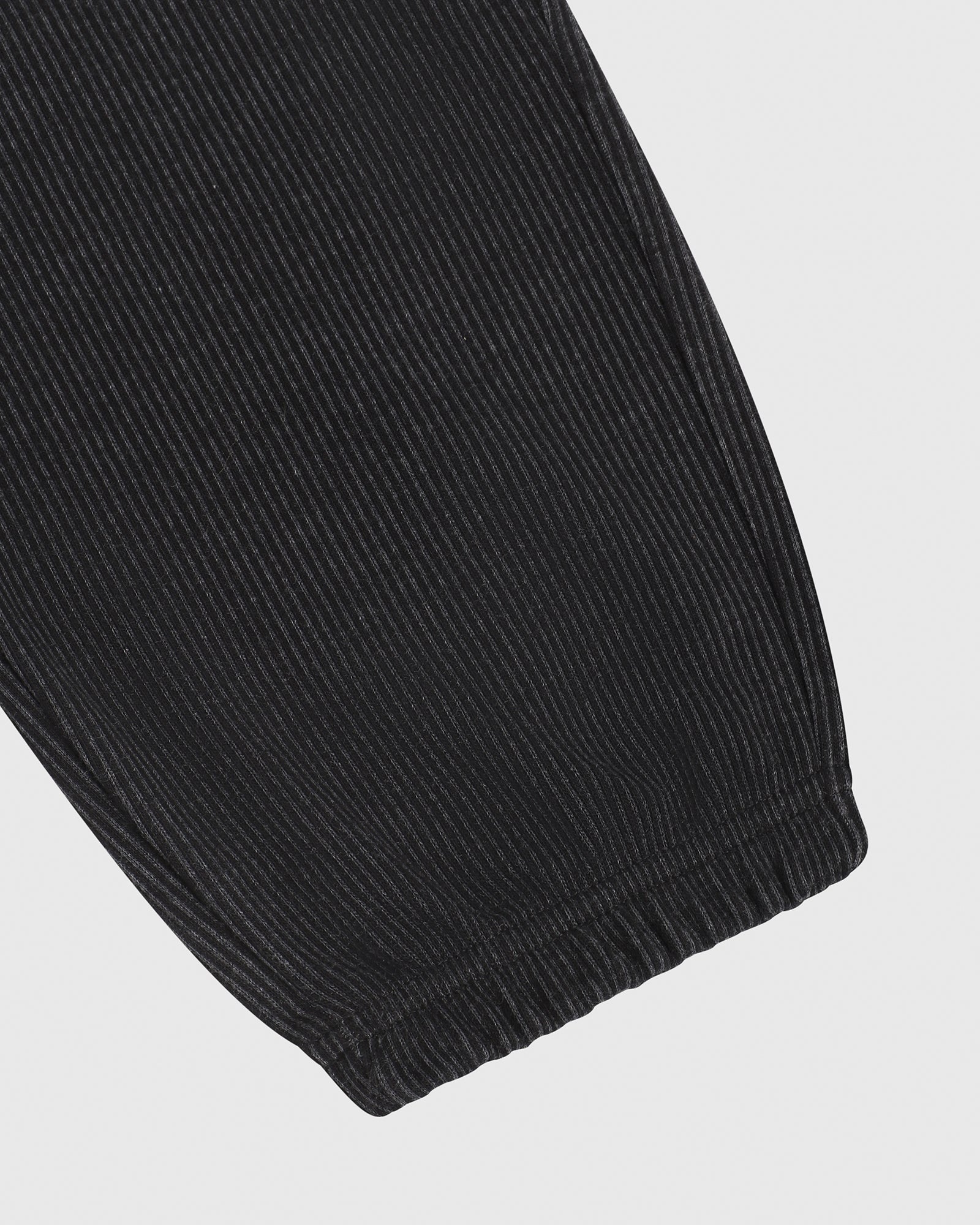 Seersucker Fleece Relaxed Fit Sweatpant - Black/Charcoal IMAGE #7