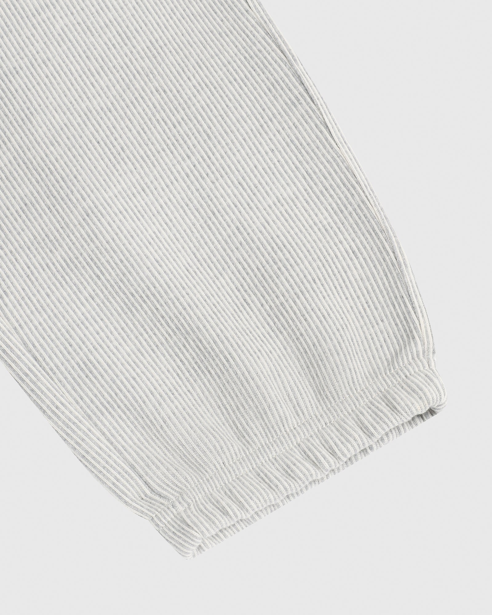 Seersucker Fleece Relaxed Fit Sweatpant - Grey/Cream IMAGE #6